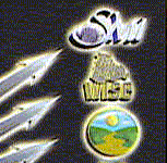 Closeup of Scientology Missions International, World Institute of Scientology Enterprises (WISE) and Way to Happiness Foundation logos